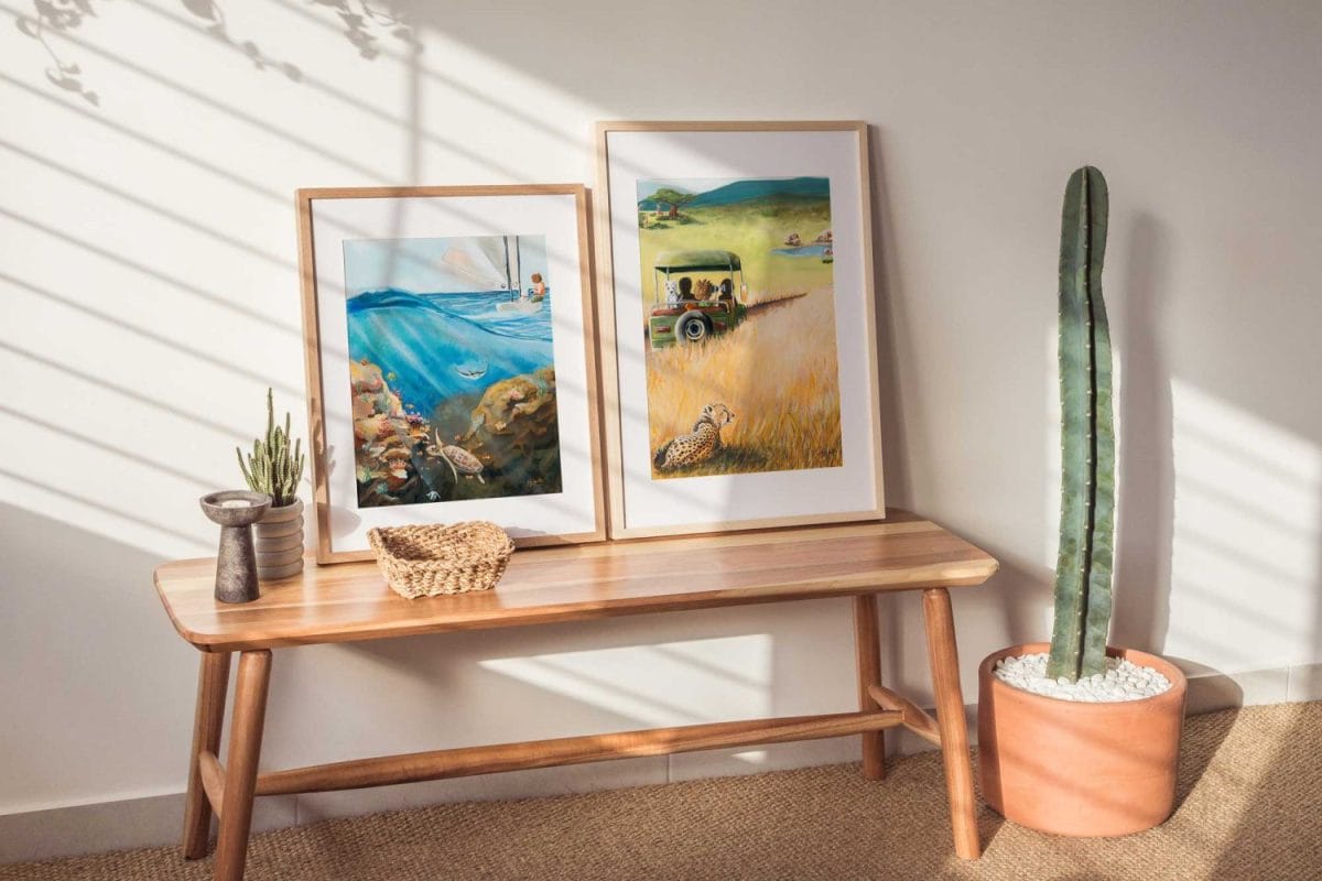 Tobias and Mozi Travel the World