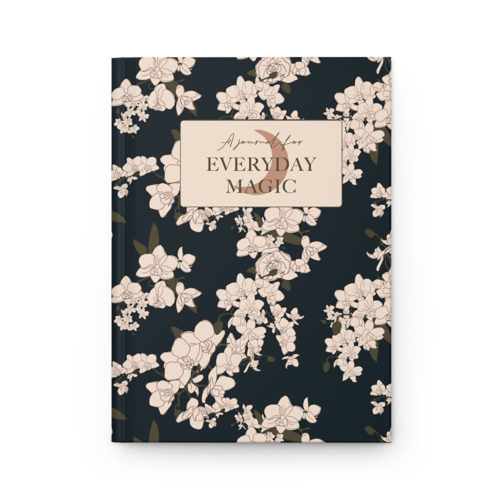 Midnight Bloom Creative Journal - Japanese Orchids