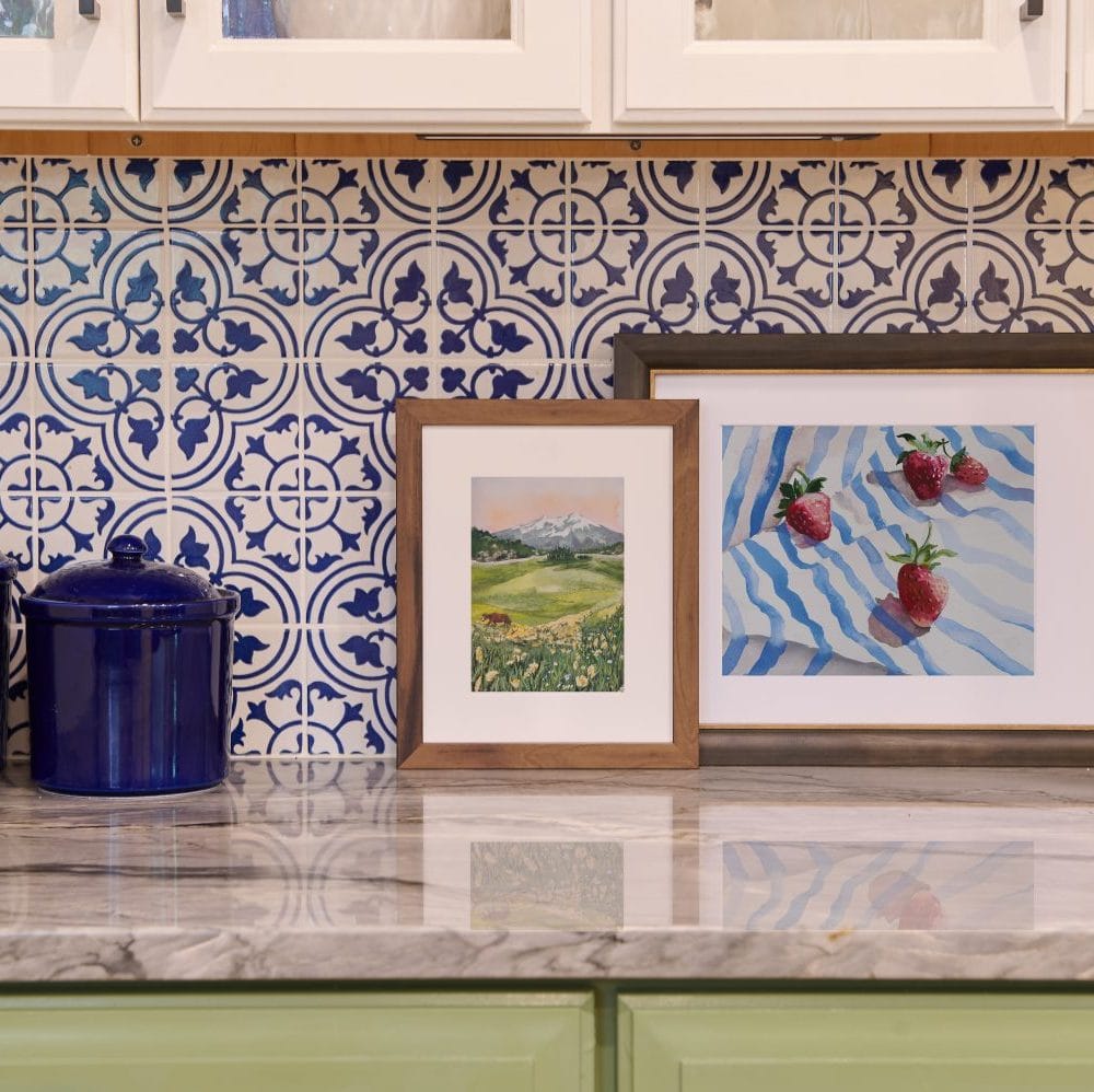 5x7 Crested Butte painting