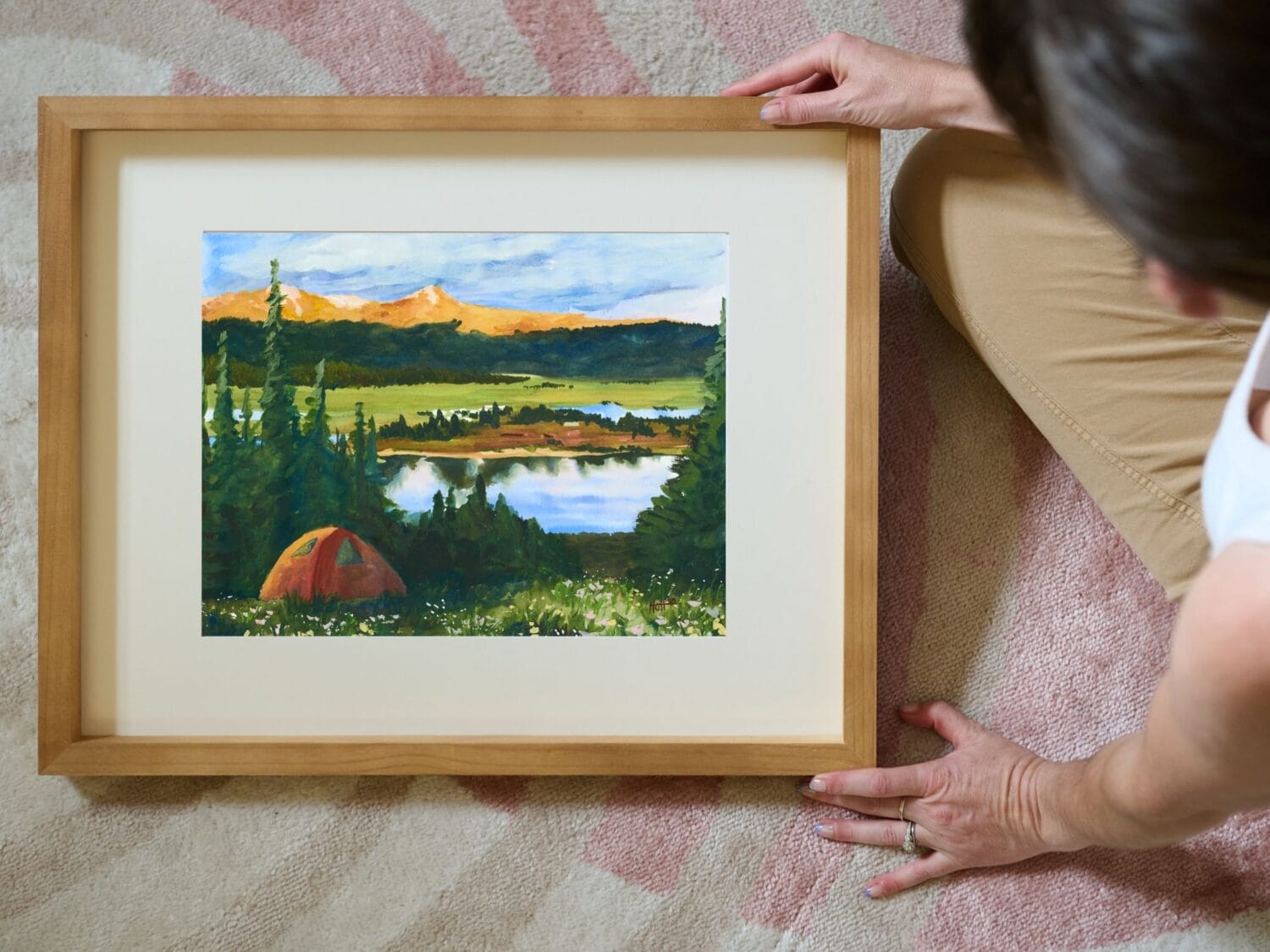 Steamboat Springs Camp Grounds Painting